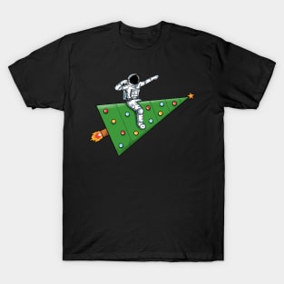 Space rocket christmas T-Shirt